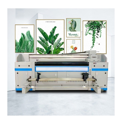 UV-hybride printer van 1,9 m 6ft Roll to Roll ZT1900 met meerkleurige printkoppen
