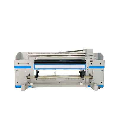 Grote UV-hybride printer voor roll-to-roll leer en andere materialen