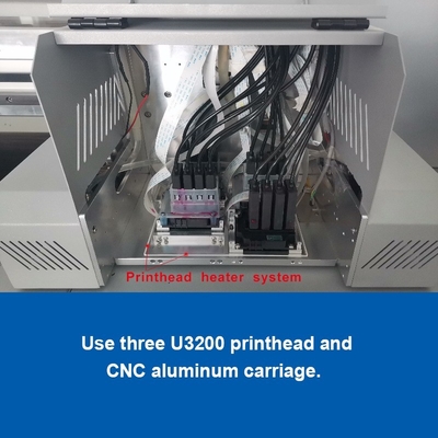 Grote UV-hybride printer voor roll-to-roll leer en andere materialen