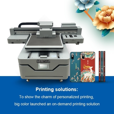 ZT Sticker UV Flatbed Printer A1 Grootte Druk op glas Acryl Hout Metalen Lederen
