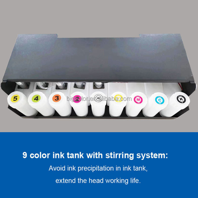 600 mm Print Dimension W KCMY Groen Oranje FM FY DTF Printer voor 3 stuks XP600 Printhead