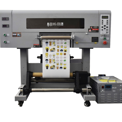 Multicolor UV DTF-printer met 3D-effect en UV-stickerprinten met een snelheid van 5 m2/uur