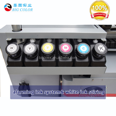 Roterende drukflessen/etikettenprinters Platbedprinter A2 voor keramisch drukmateriaal