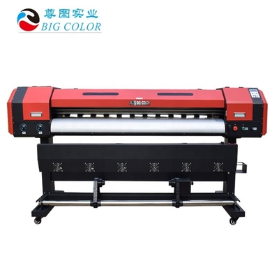 1800mm 6ft Eco Solvent Printer met 6 kleuren en Inkjet Printer XP600 TX800 Head