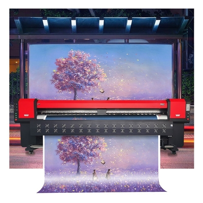 4.5m*8.5m*14.2m Grote kleur ZT3200 Eco Solvent Ink 3,2m Wandpapierprinter voor materialen