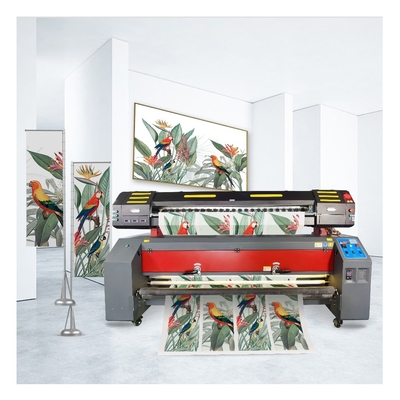 Plaat Type Roll-to-Roll Printer Vlag Polyester Sublimatie Printer 1.8m i3200 Printkoppen