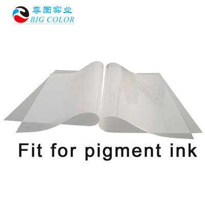 DTF-film 60cm 30cm Roll to Roll voor pigmentprinter Warmteoverdracht Poeder Shake Make Film