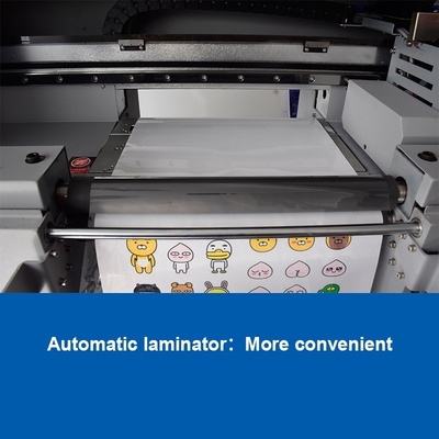 Multicolor UV-rol-stickerprinter met 3 PCS TX800-printkoppen van 60 cm