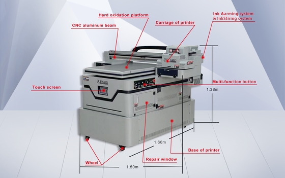 LED UV-printen ZT-6090 Auto Digitale Printer voor Embossed Lack Pen Golf Ball Gift Box