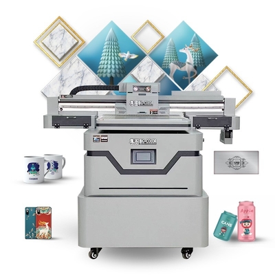 Grote kleuren 6090 UV platbed printer ideaal voor het afdrukken op plaat metalen acryl en meer